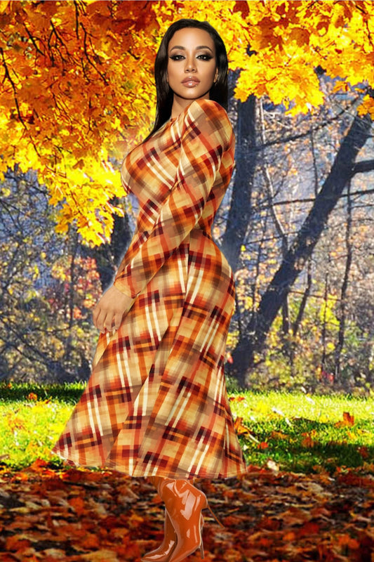 I'M FALLIN Midi Dress