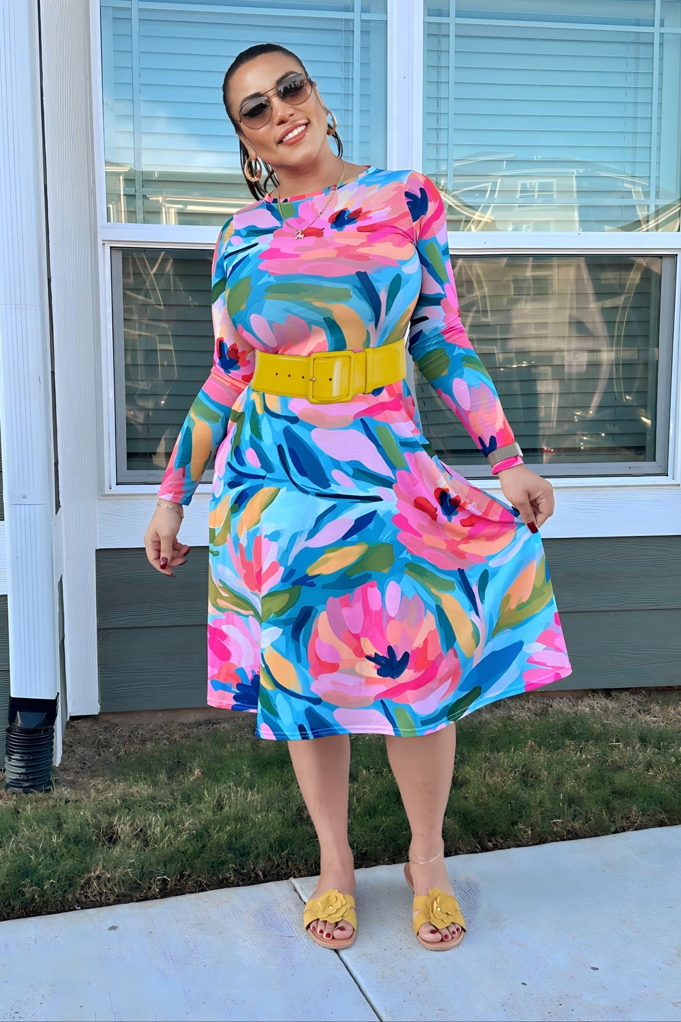 SPRING IS SPRANGIN Midi Dress