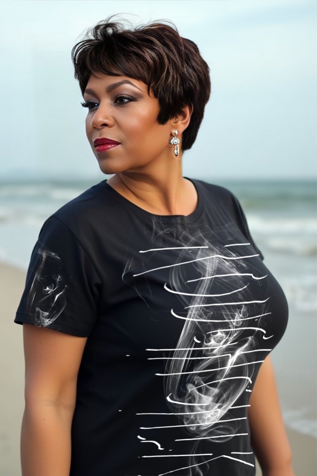 ALL SMOKE TOO! Women's T-shirt - BLACK