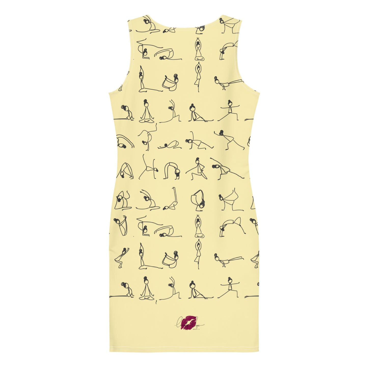 I YOGA Bodycon dress - BANANA
