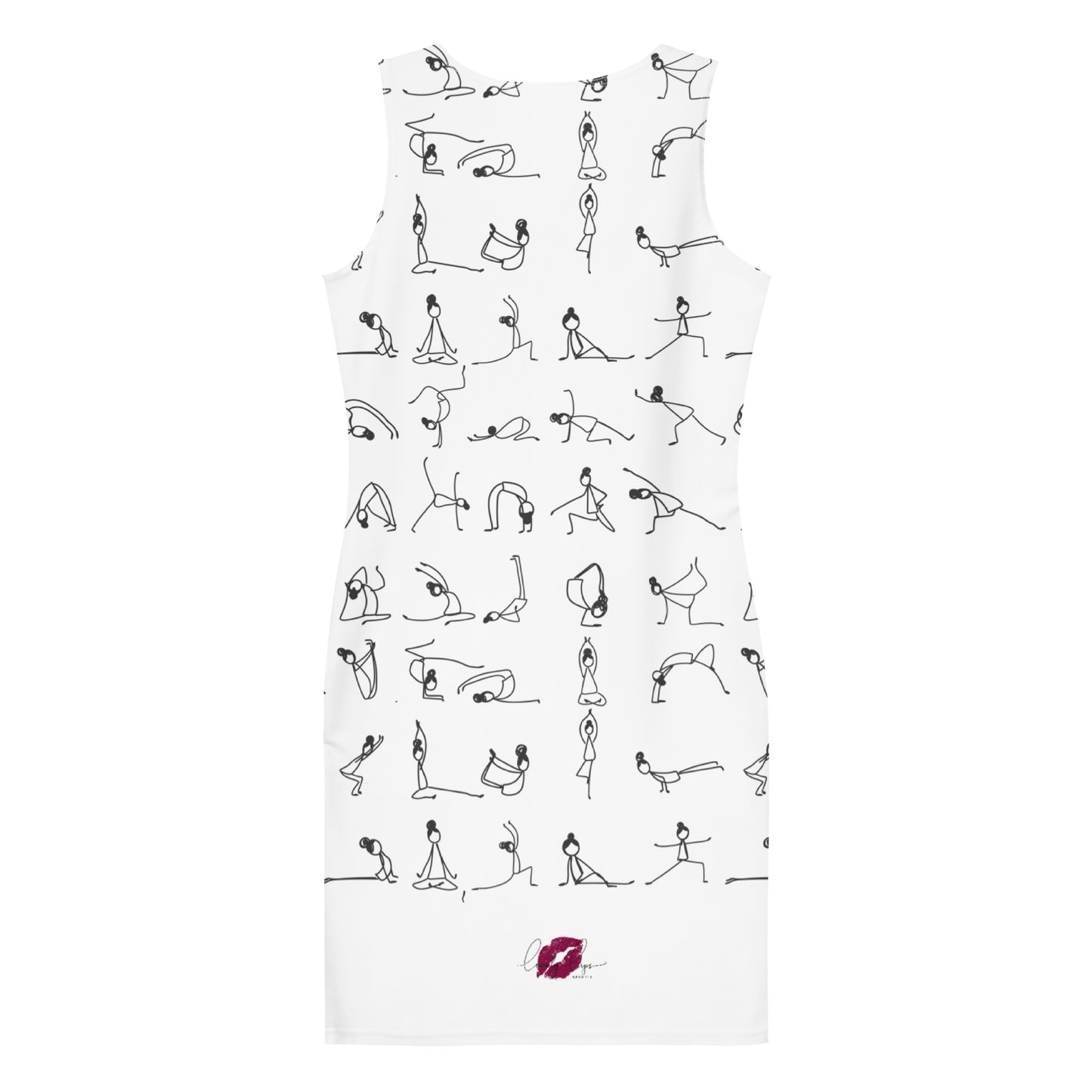I YOGA Bodycon dress - BLANCO