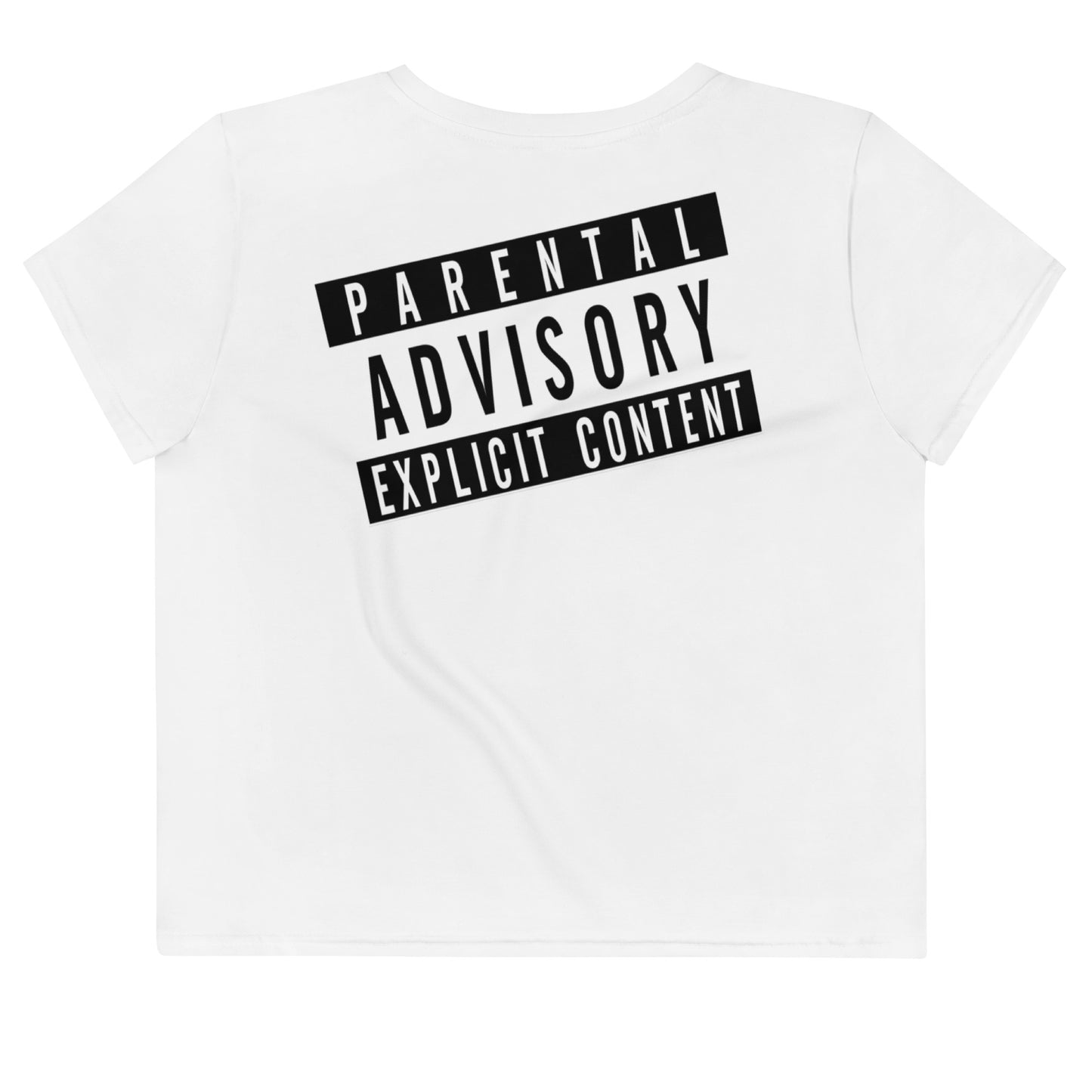 ROUGHCHIK LOGO Crop Tee - WHITE