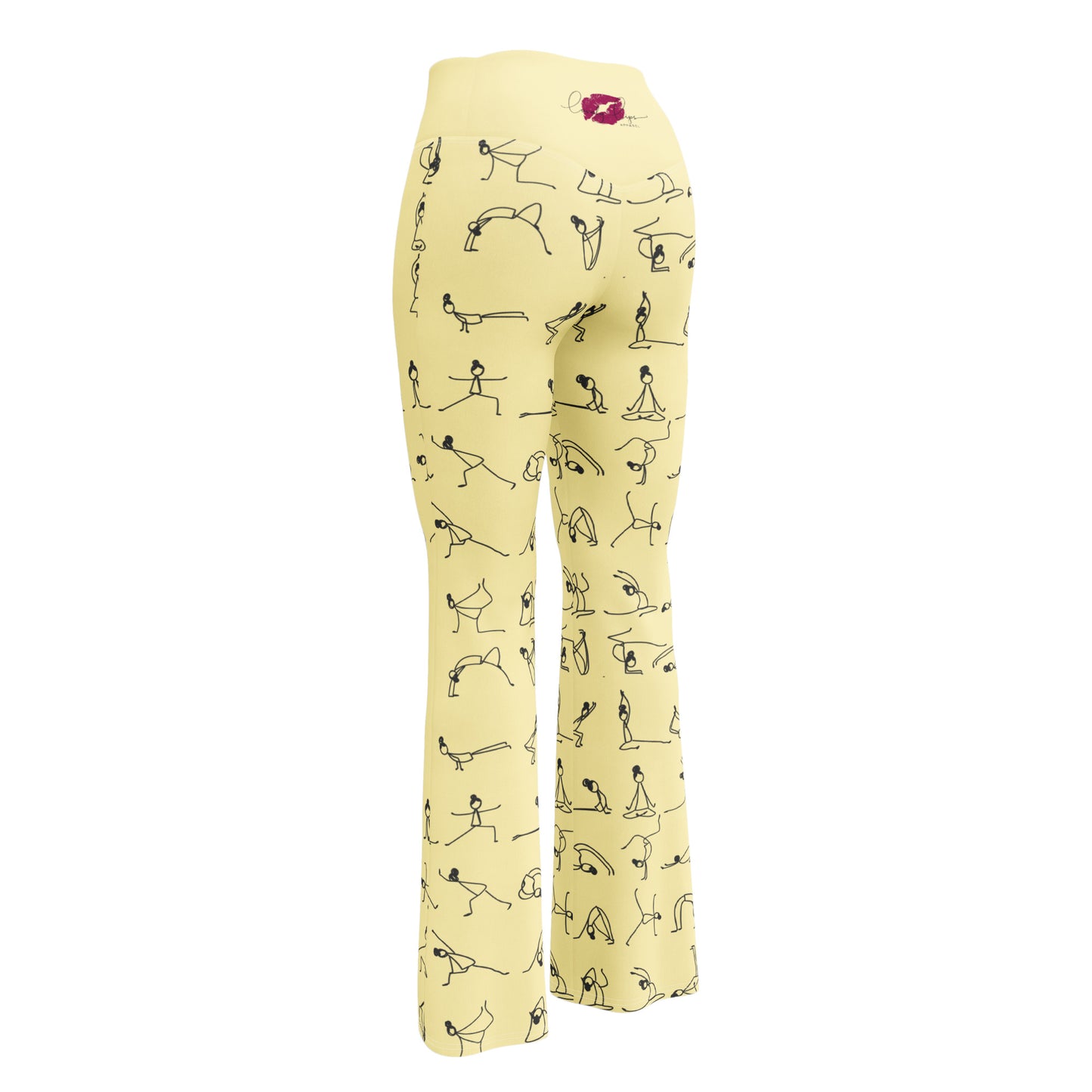 I YOGA Flare leggings - BANANA