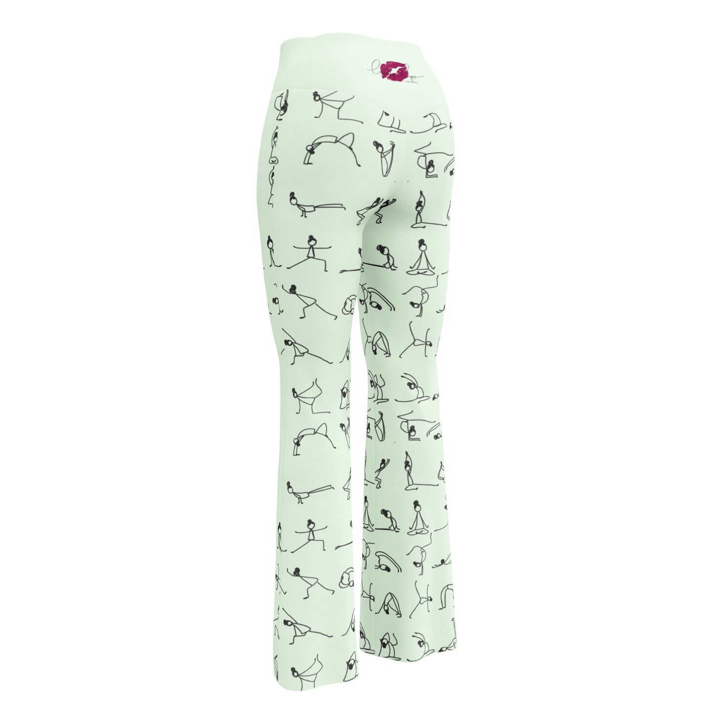 I YOGA Flare leggings - HONEYDEW