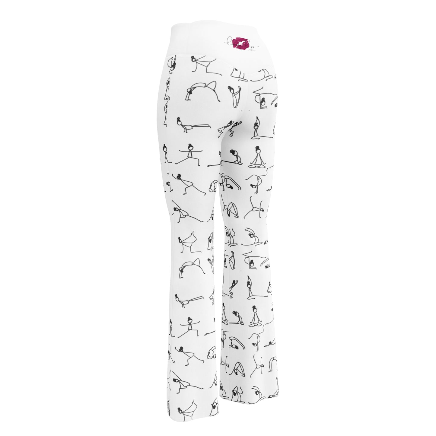 I YOGA Flare leggings - BLANCO