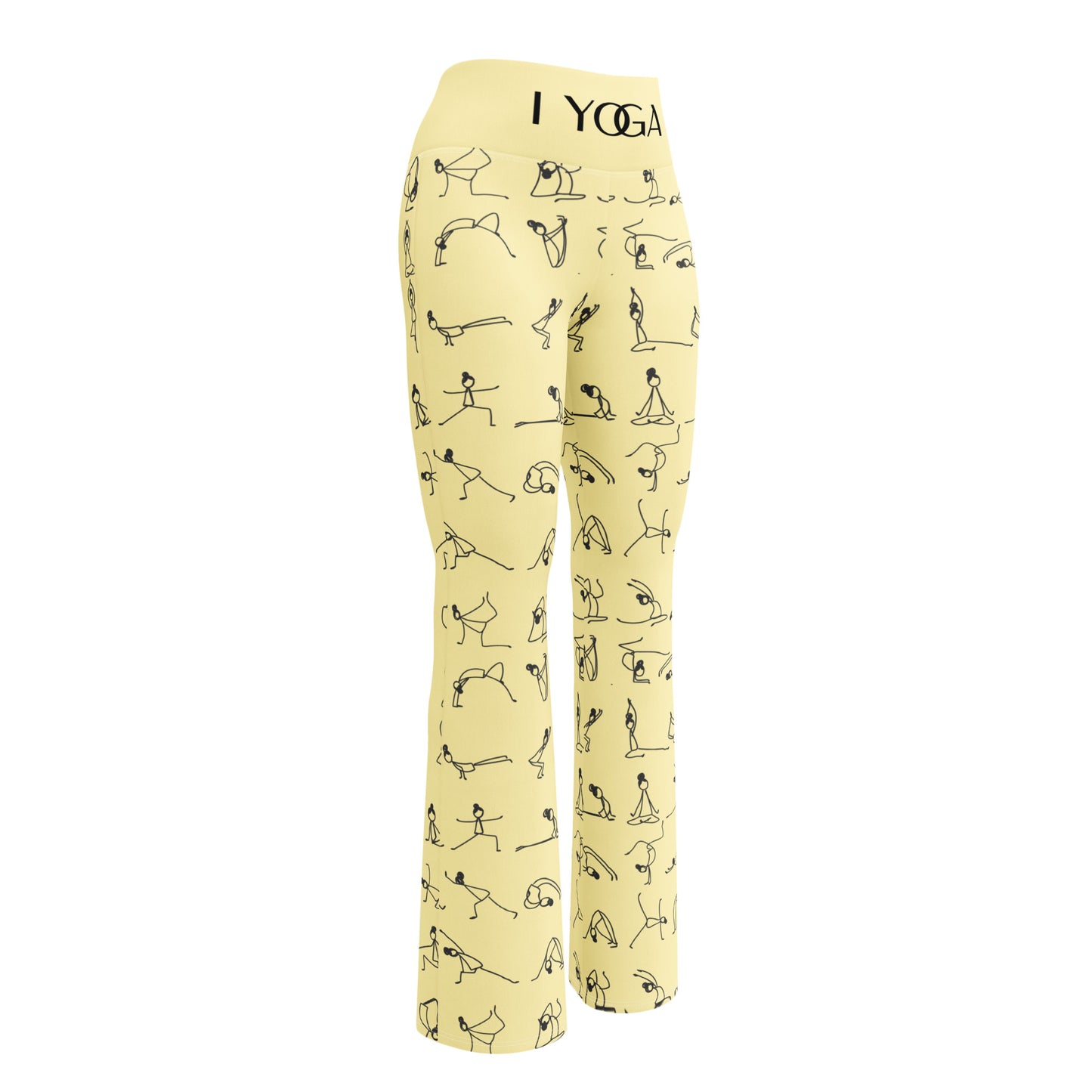 I YOGA Flare leggings - BANANA