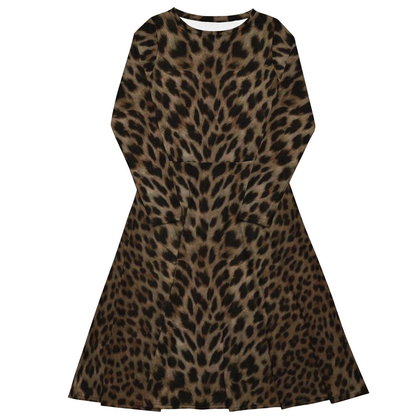 JAGUAR PRINT Midi Dress