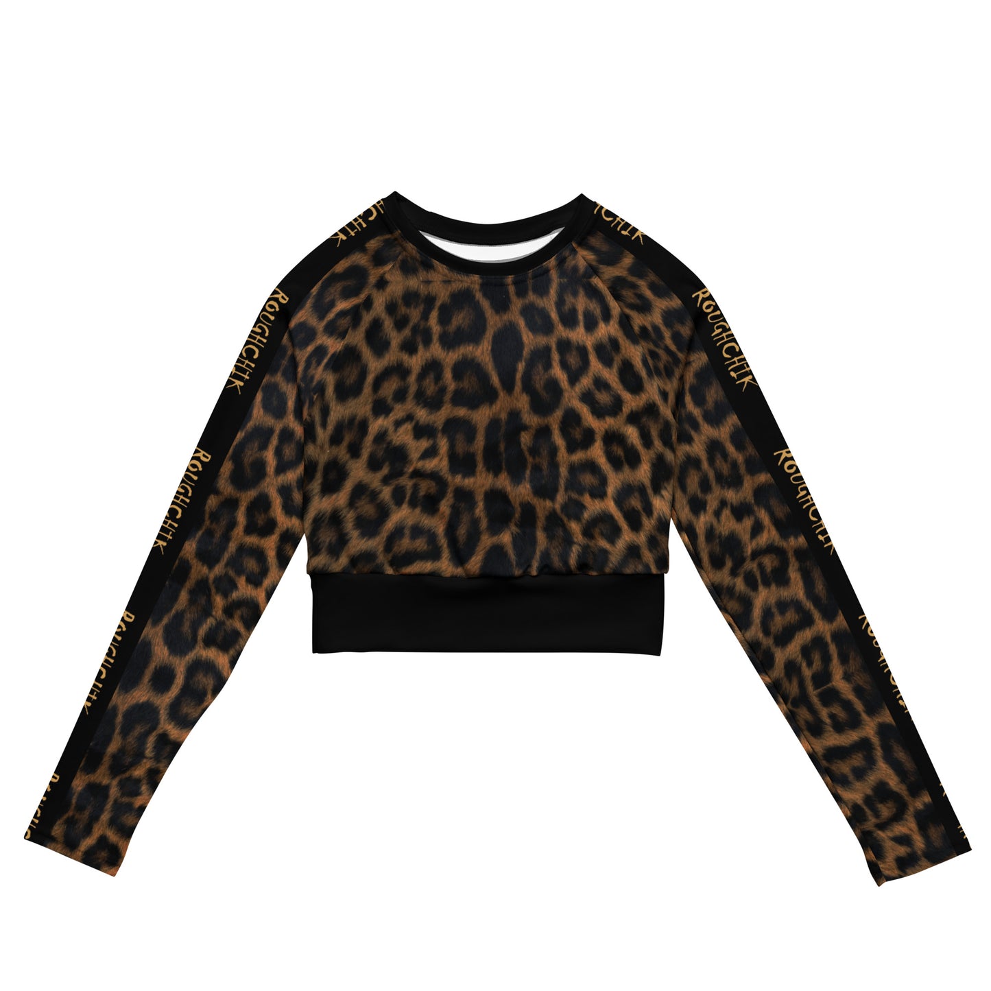 ROUGHCHIK Long Sleeve Cropped Rash Guard - JAGUAR