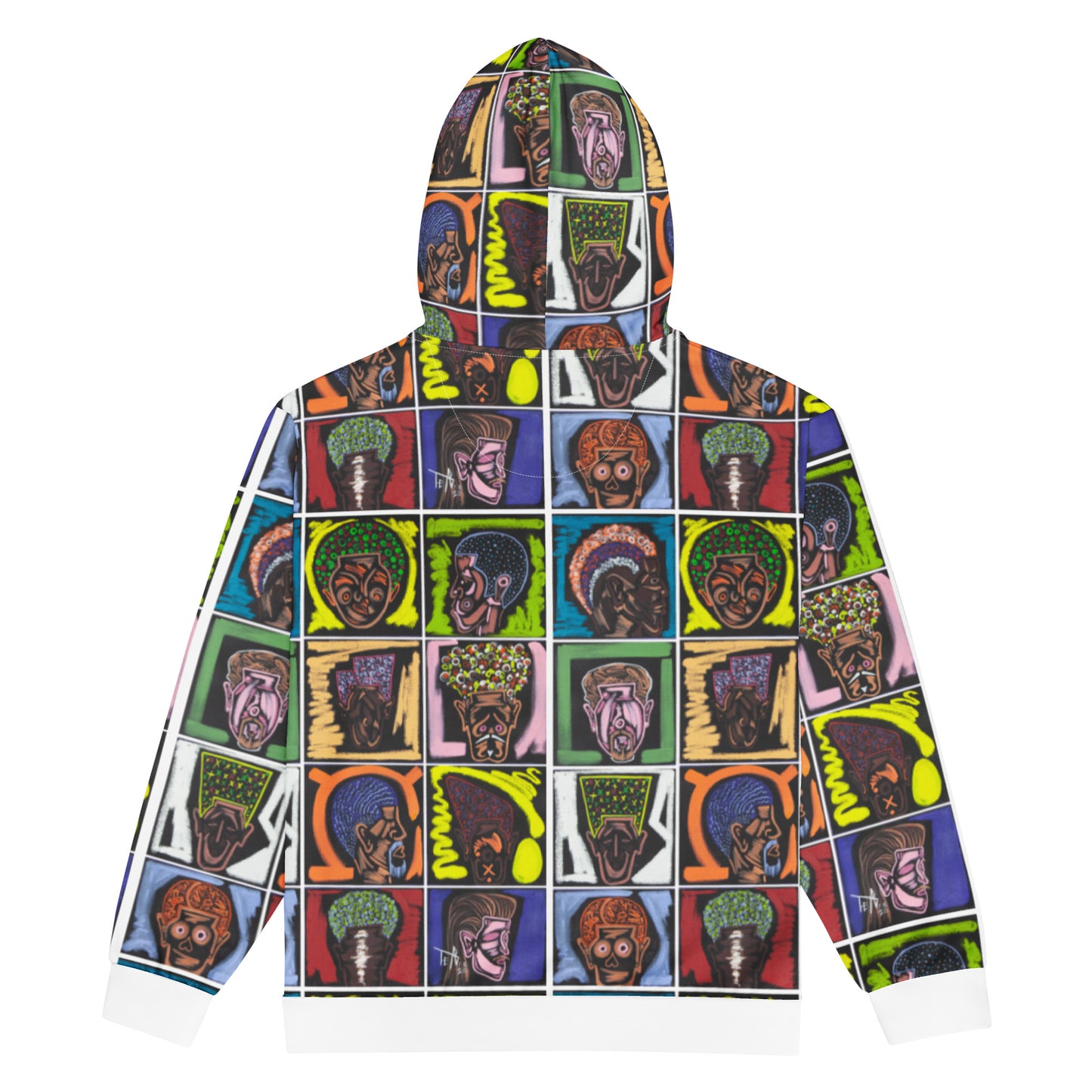 MASKED MARAUDERS zip hoodie - WHITE