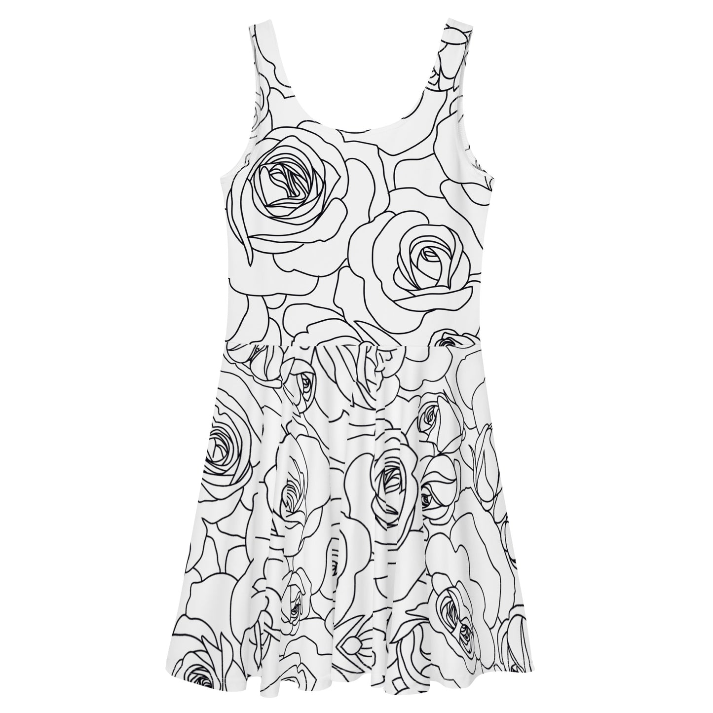 KISSED BY A ROSE Skater Dress