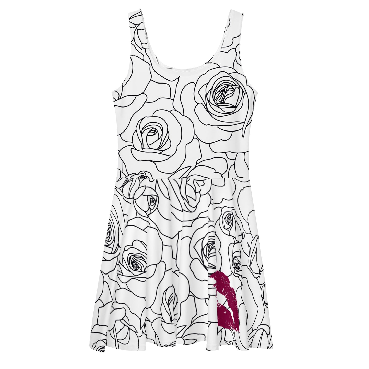 KISSED BY A ROSE Skater Dress