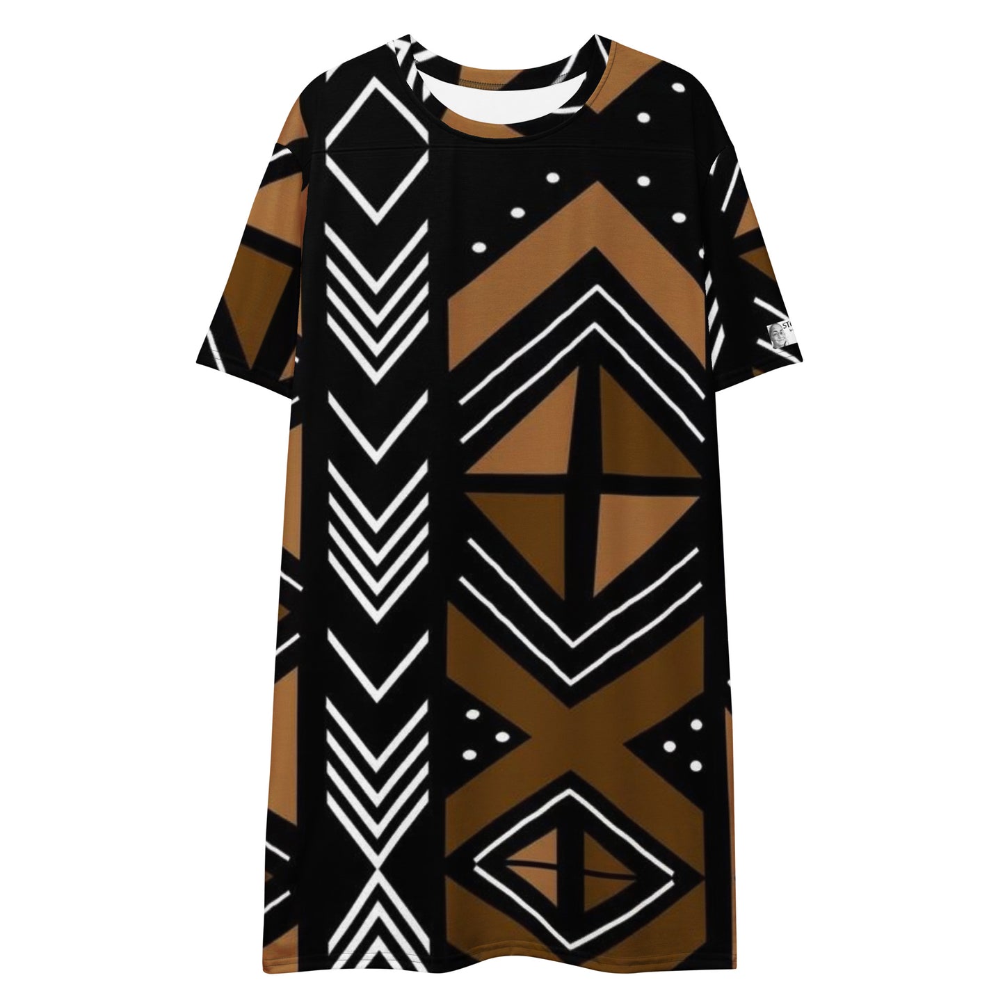 TRIBAL CHIC T-shirt dress
