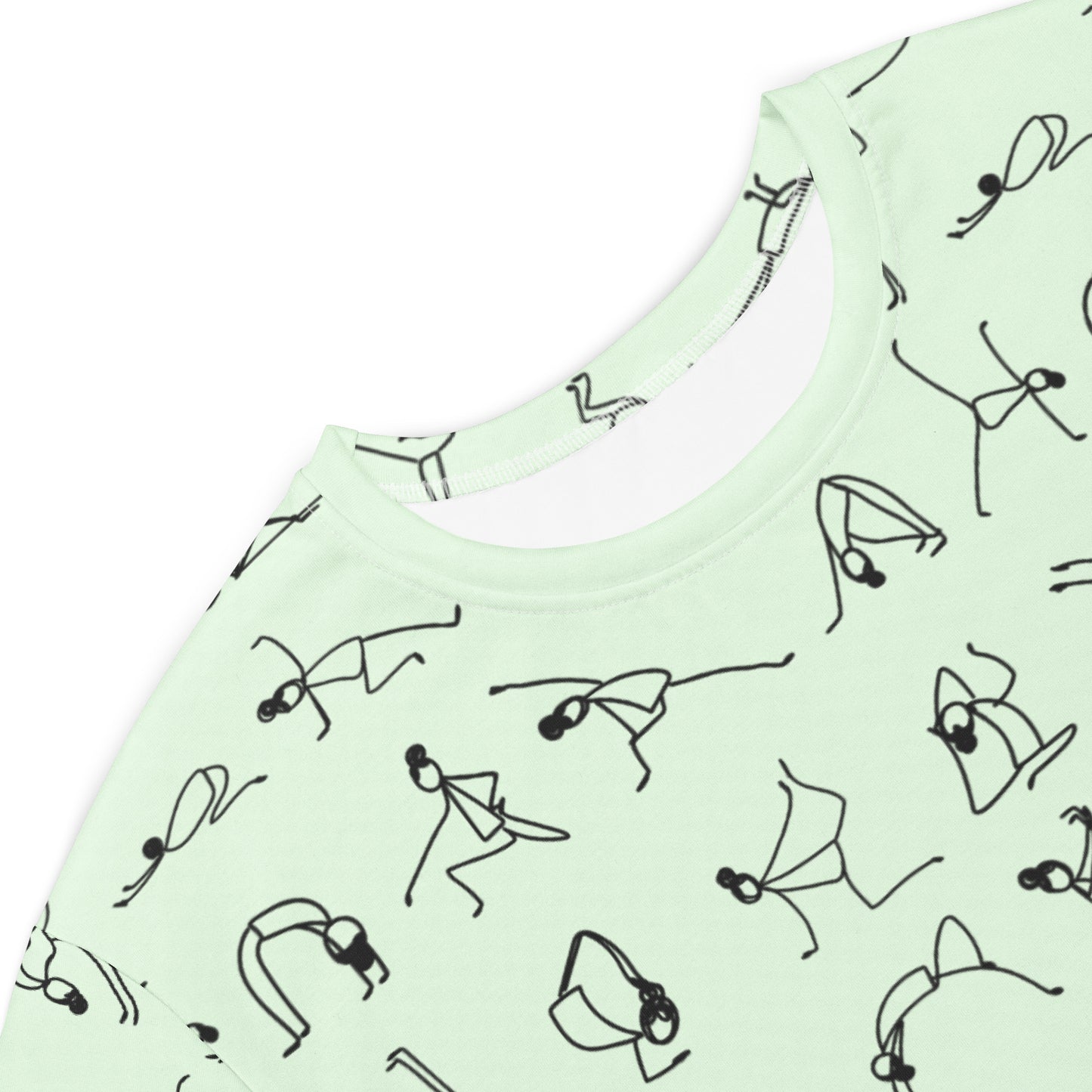 I YOGA T-shirt dress - HONEYDEW