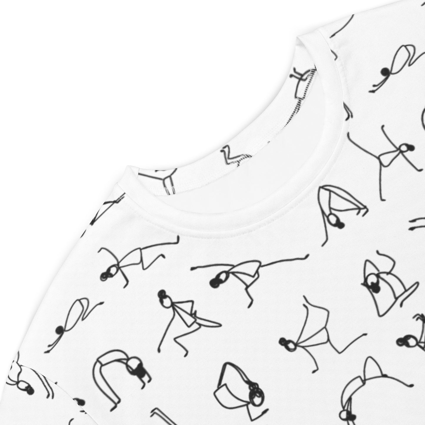 I YOGA T-shirt dress - BLANCO