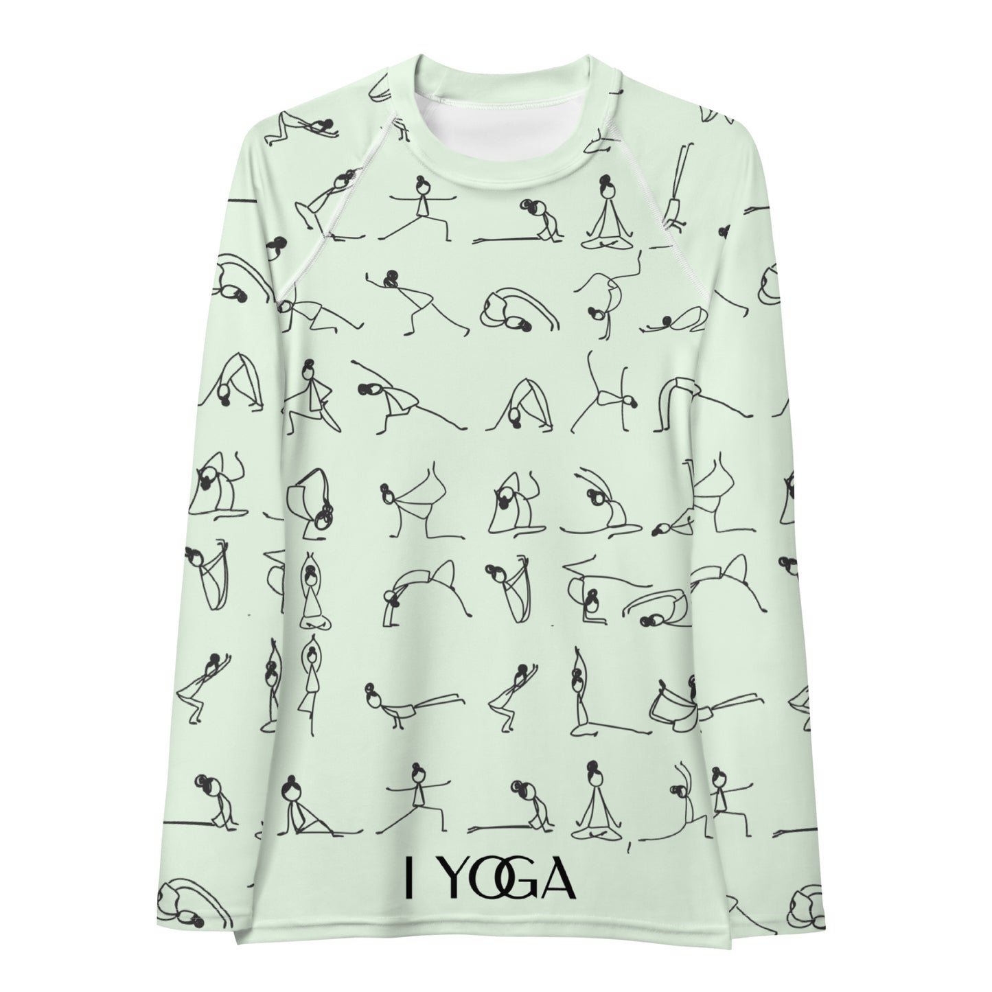 I YOGA Women's Rash Guard - HONEYDEW