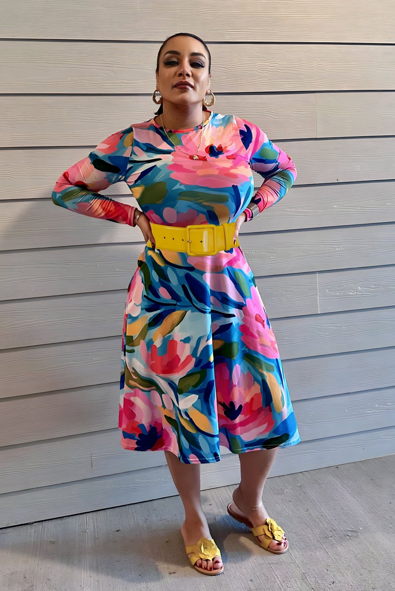 SPRING IS SPRANGIN Midi Dress