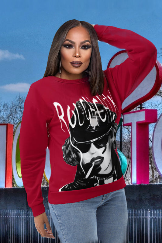 ROUGHCHIK LOGO Sweatshirt - RED
