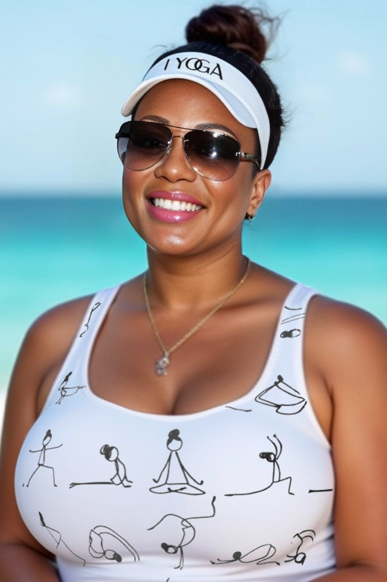 I YOGA Visor - BLANCO