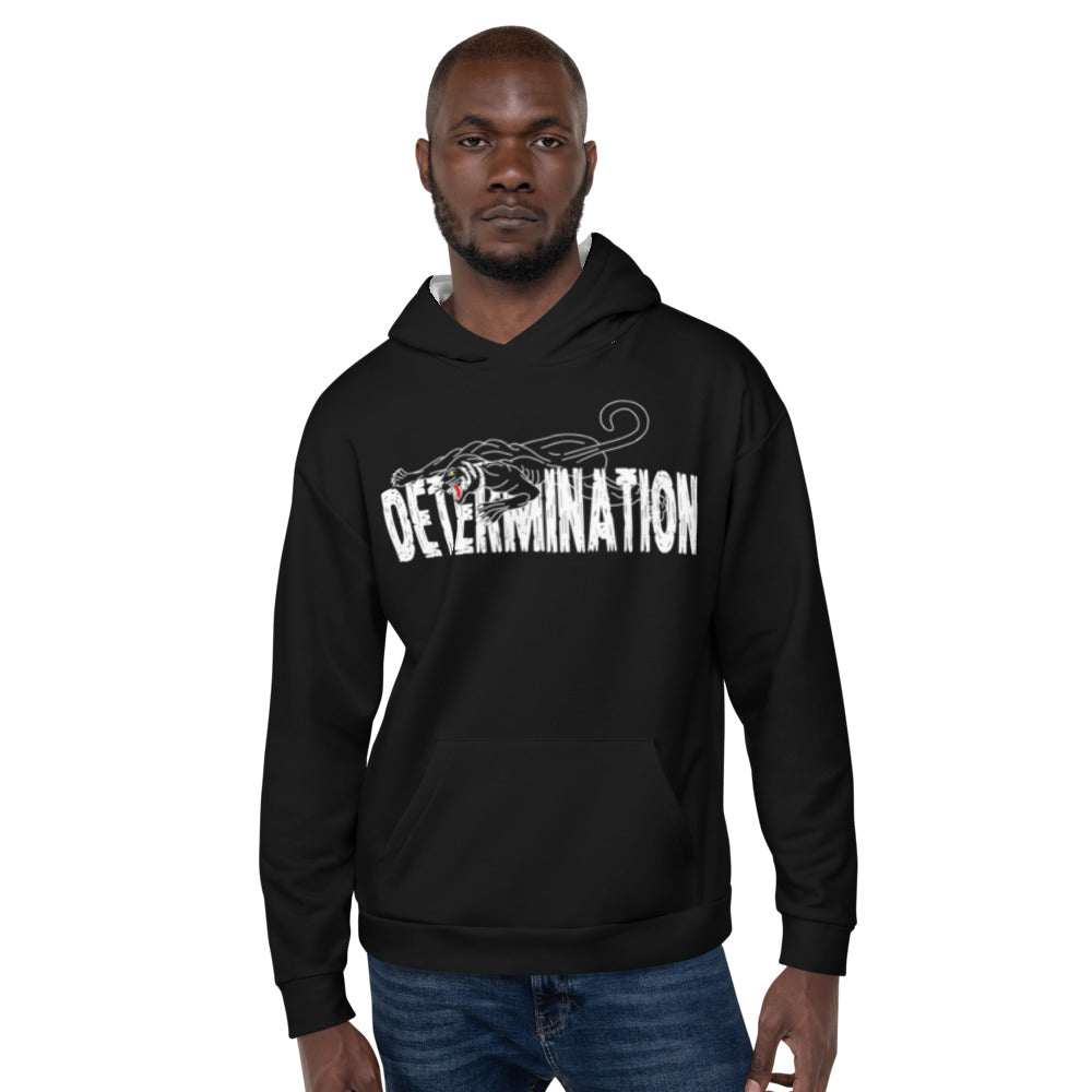 DETERMINATION Unisex Hoodie - BLACK