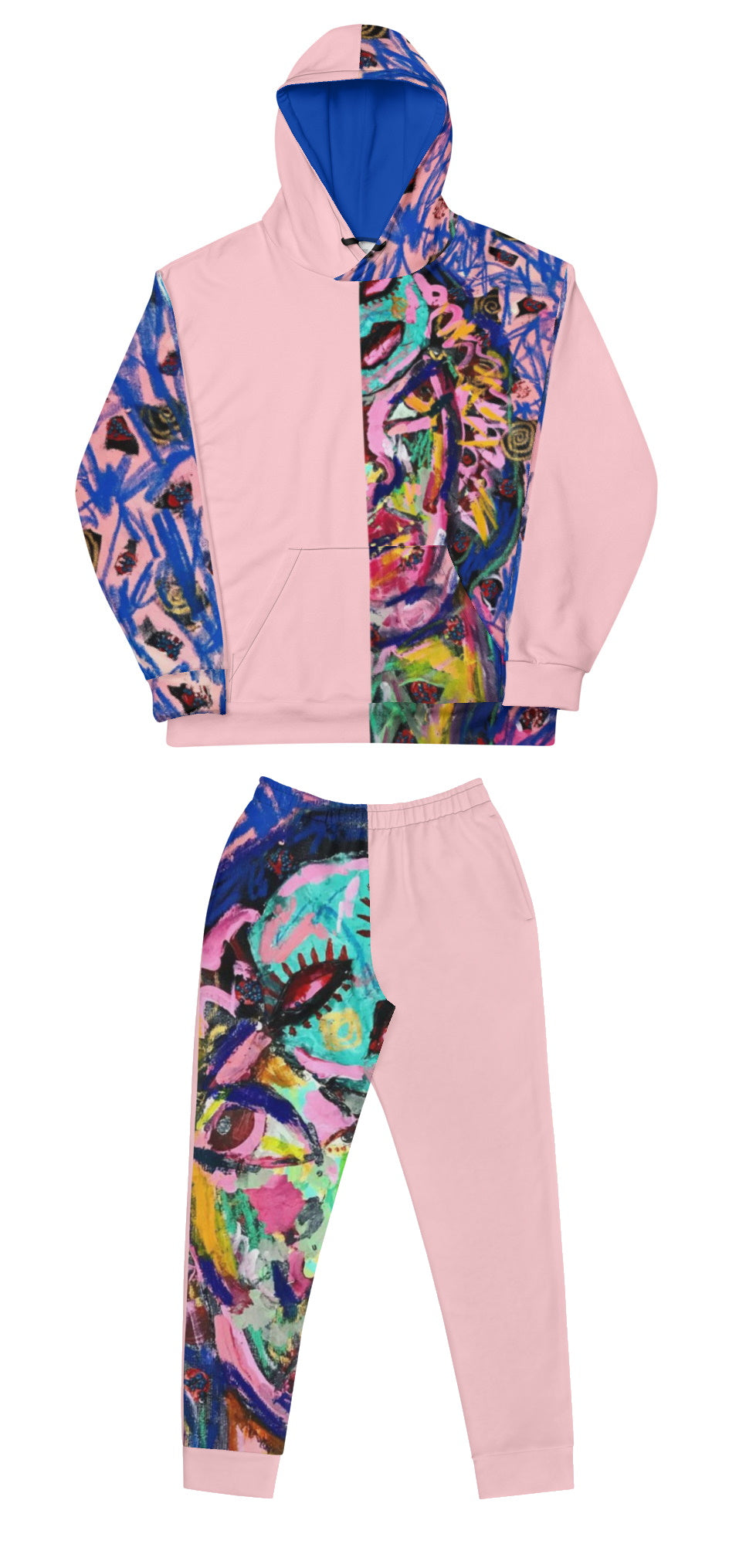 Blue Moon Unisex Hoodie - Split