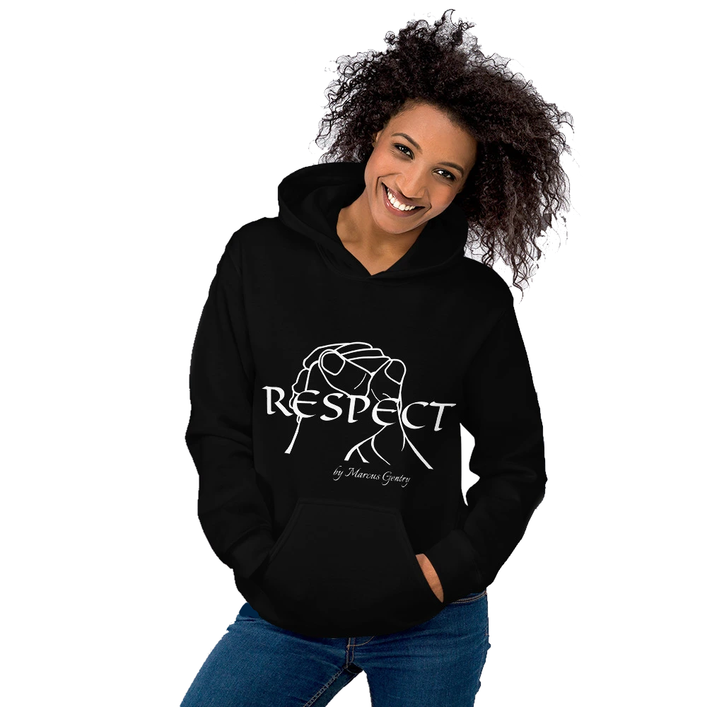 RESPECT Unisex Hoodie - Black