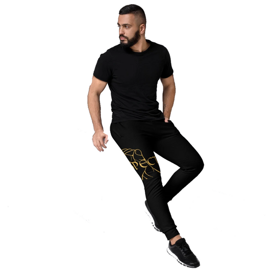RESPECT Men's Joggers - BLACK w/GOLD