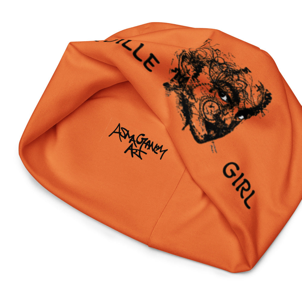 Bronzeville Girl Beanie - Orange