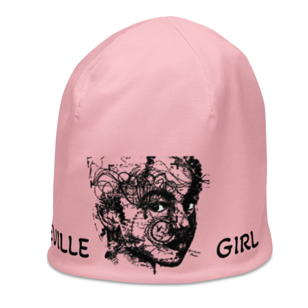 Bronzeville Girl Beanie - Pink