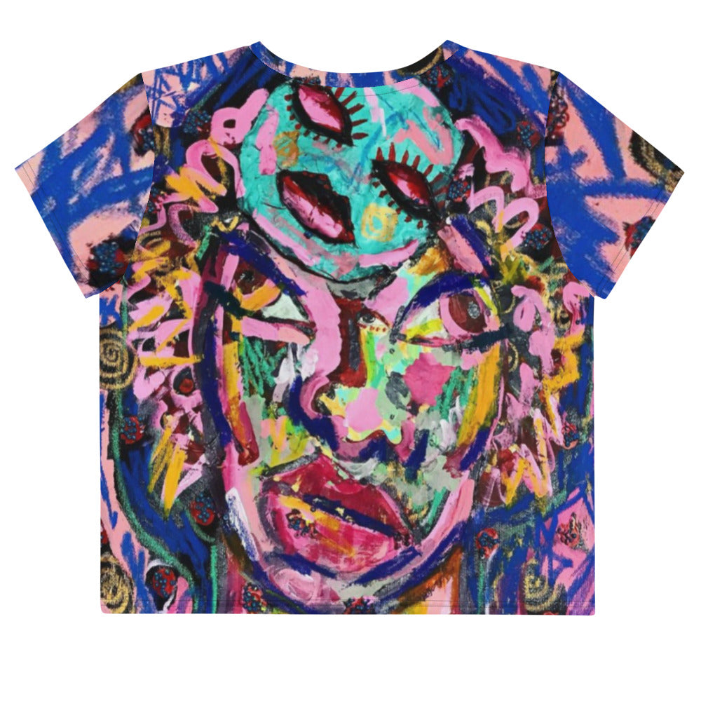 Blue Moon Crop Tee