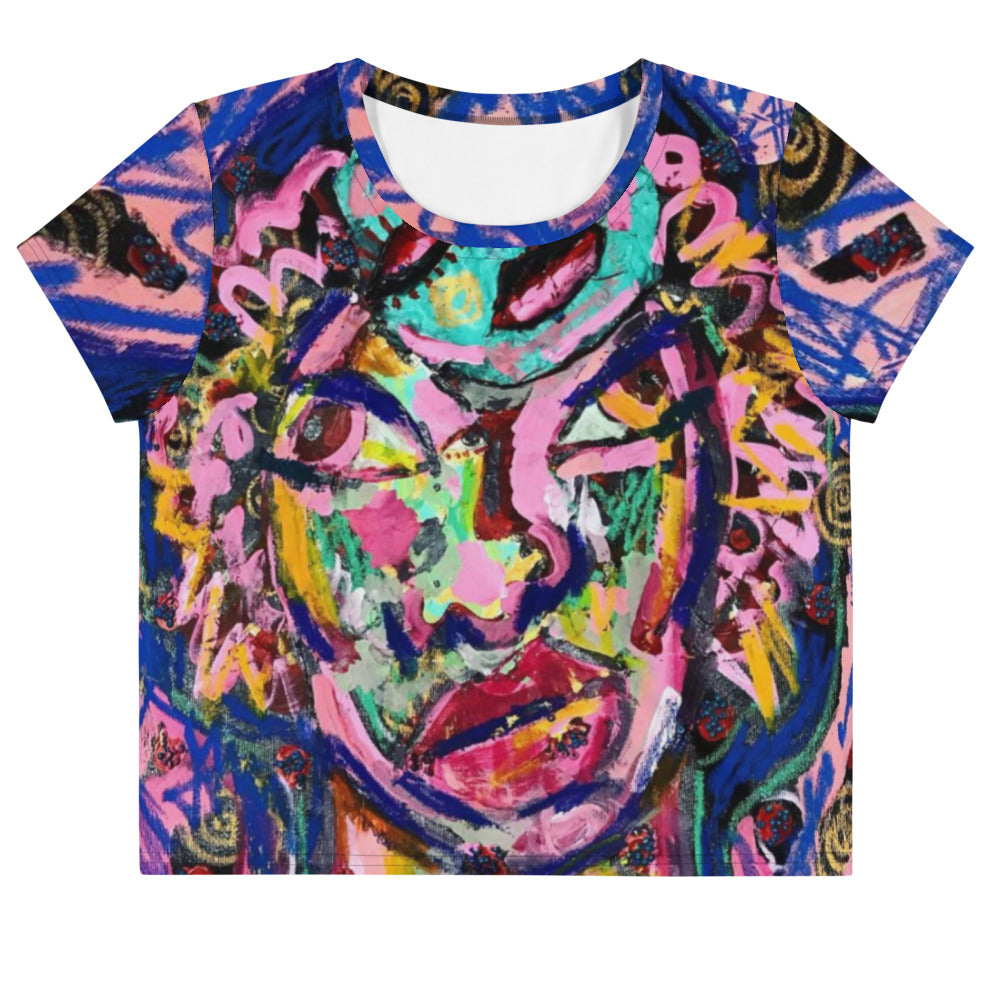 Blue Moon Crop Tee