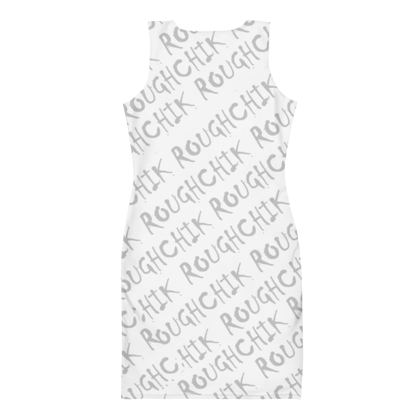 ROUGHCHIK LOGO REPEAT Dress - WHITE