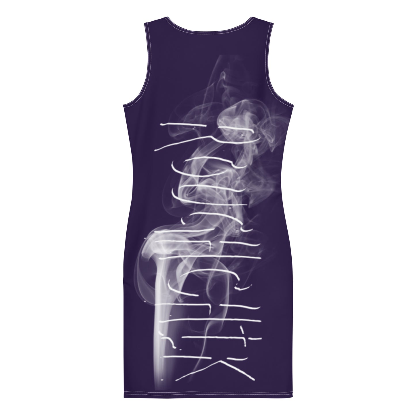 ALL SMOKE TOO! Fitted Dress - Eggplant