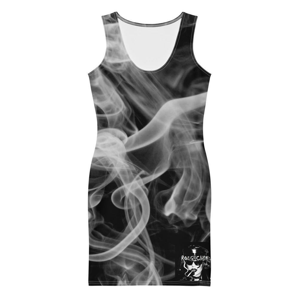 ALL SMOKE Bodycon Dress