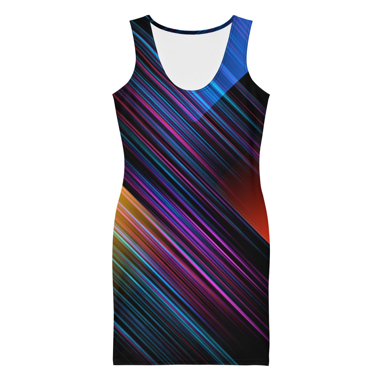 TECHNICOLOR ME Fitted Dress