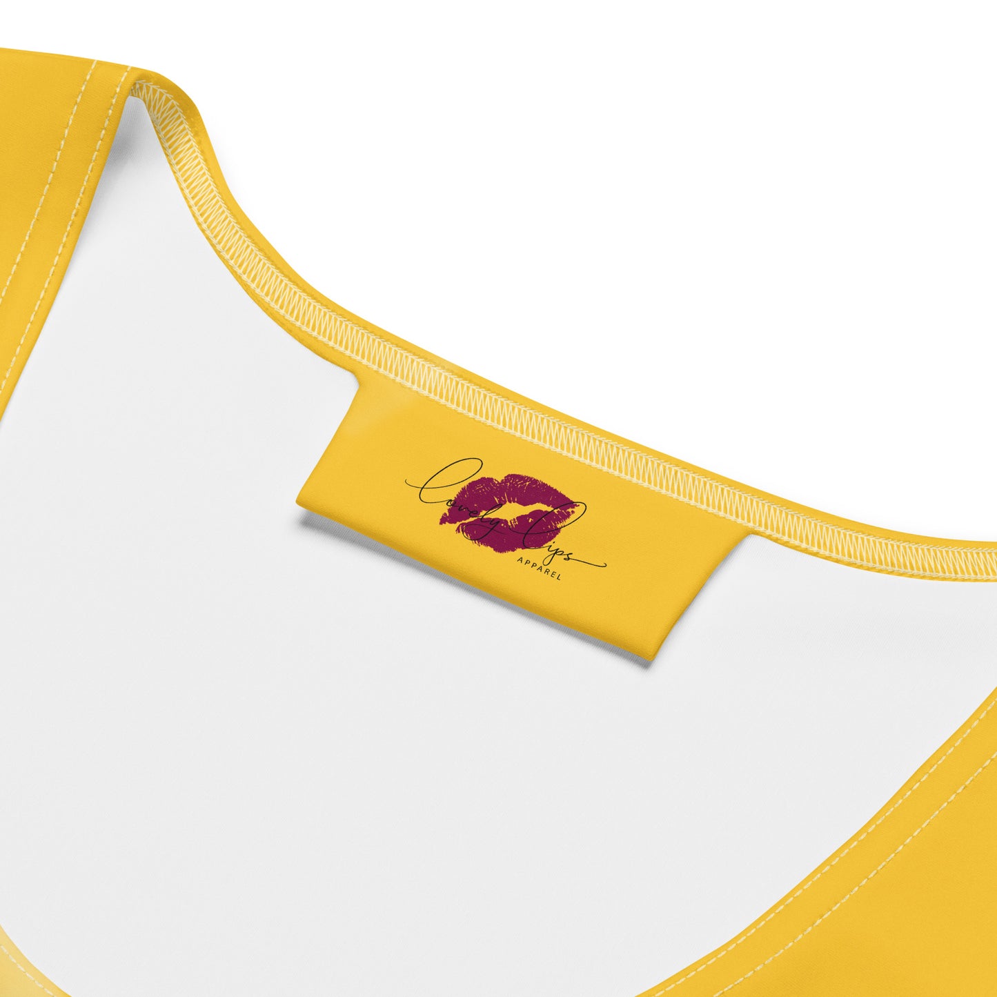 All Smoke Too! Fitted Dress - Yellow