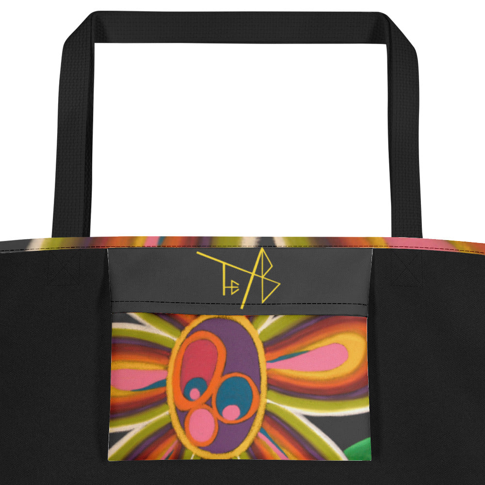 Venus Eye Large Beach Bag