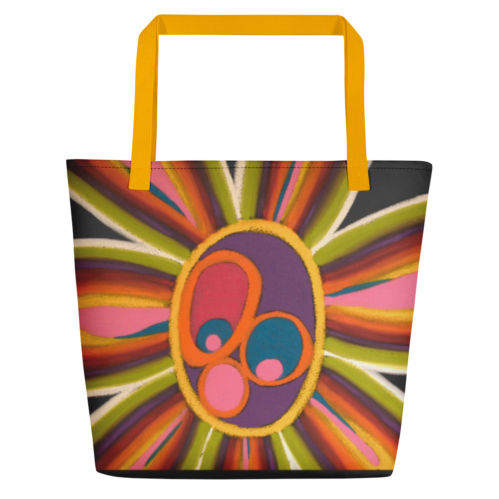 Venus Eye Large Beach Bag