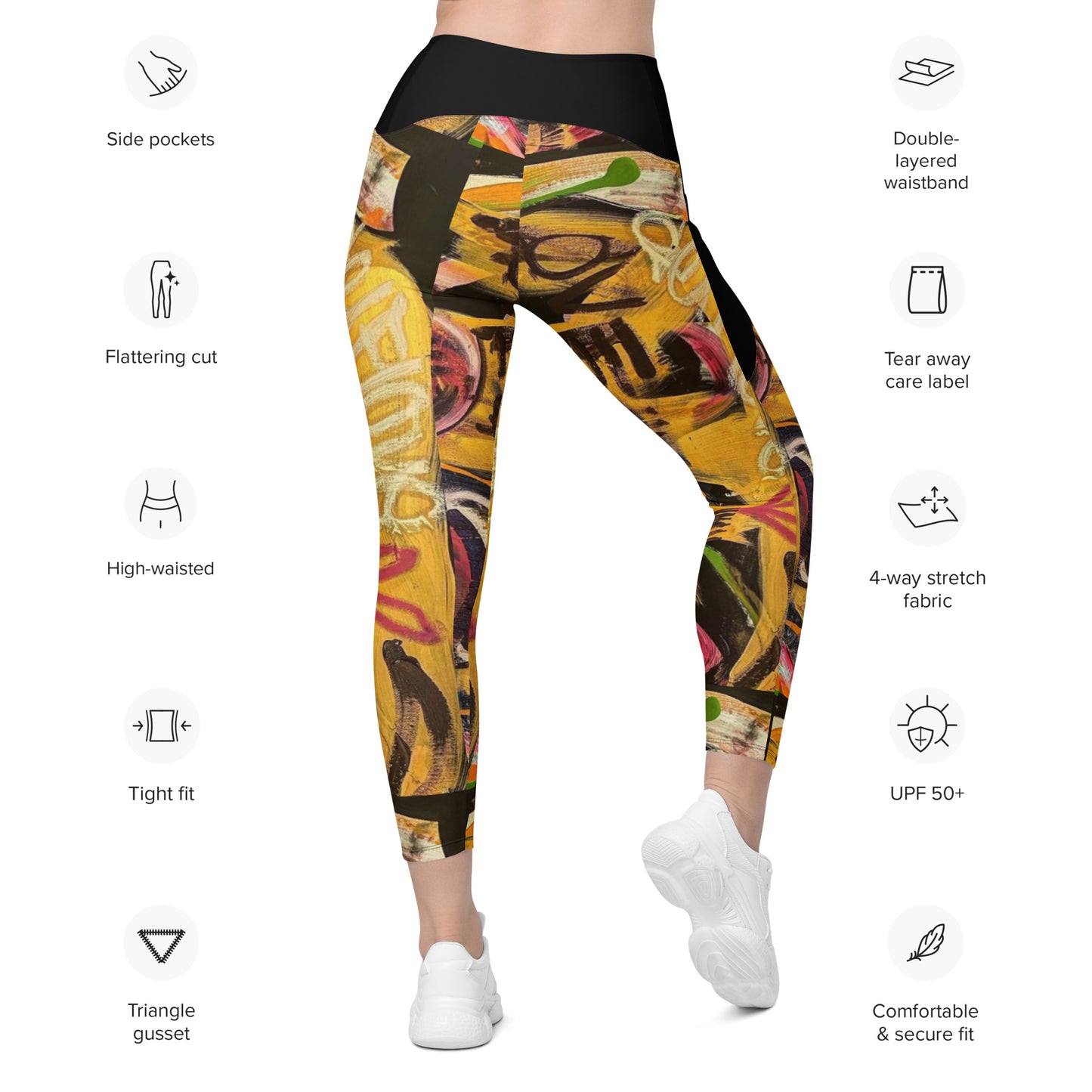 SELF LOVE Leggings with pockets