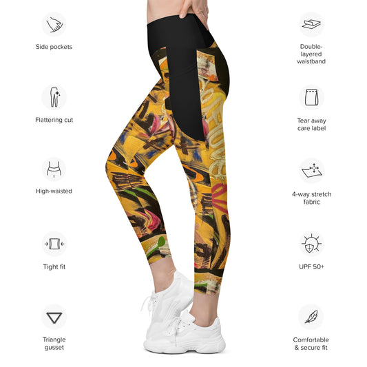 SELF LOVE Leggings with pockets