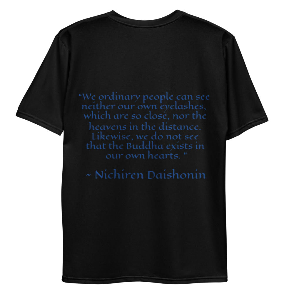 Nichiren Daishonin Unisex T-shirt - Blue
