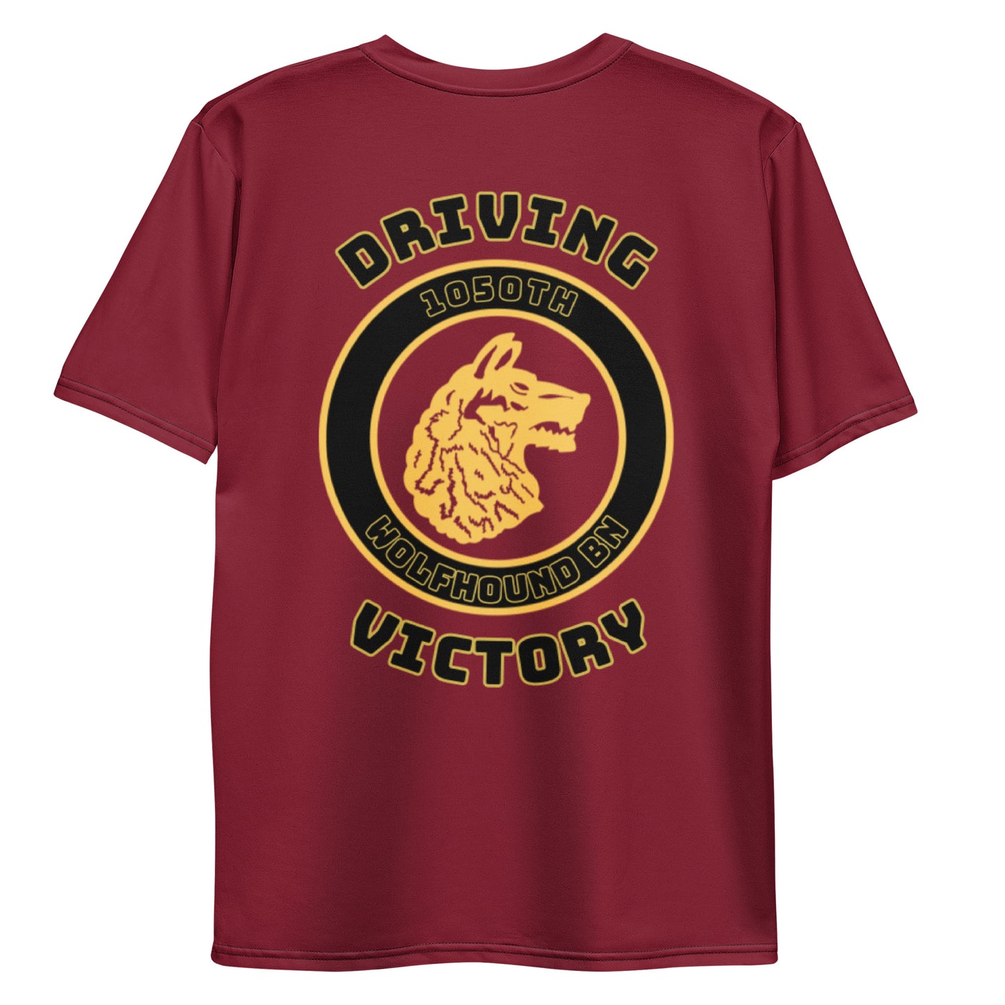 WOLFHOUND 1050TH Men's t-shirt - BURGUNDY