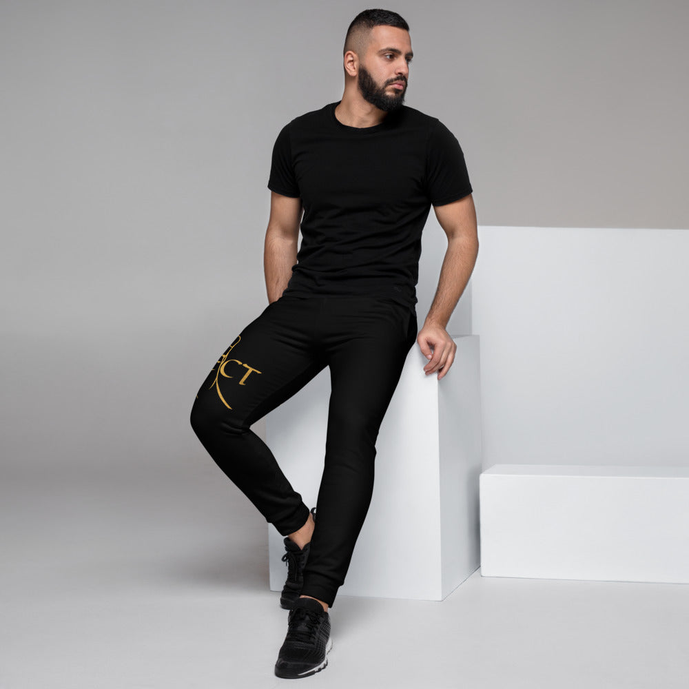 RESPECT Men's Joggers - BLACK w/GOLD