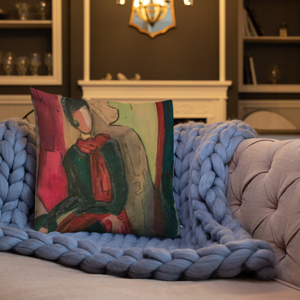 Stelle Seated Lady Premium Pillow