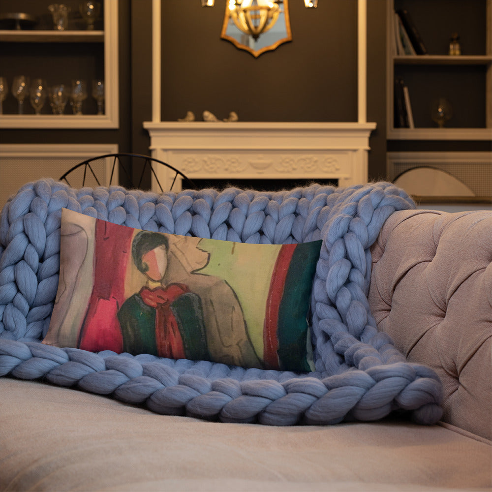 Stelle Seated Lady Premium Pillow