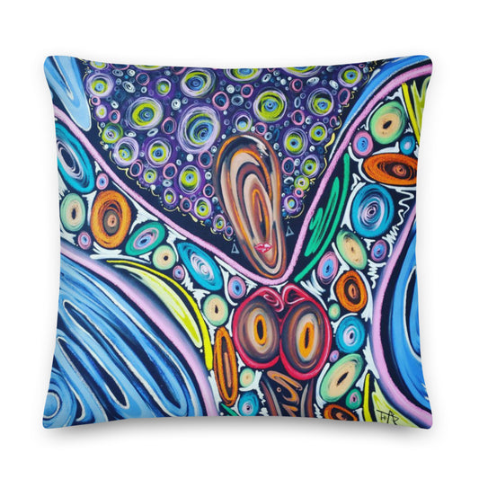 Fly Girl Premium Pillow