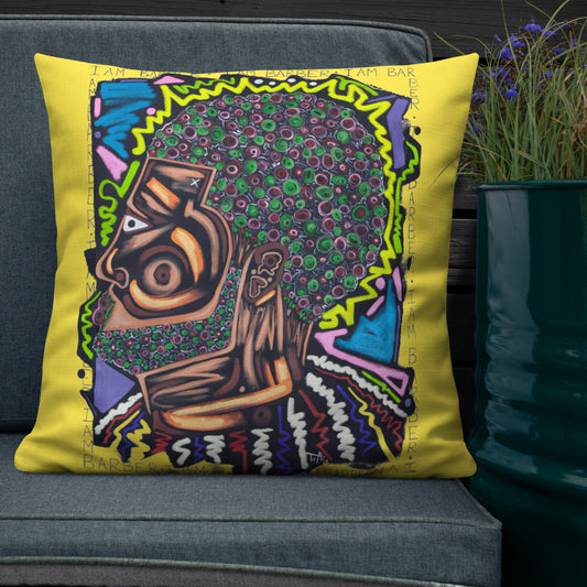 I Am Barber Premium Pillow
