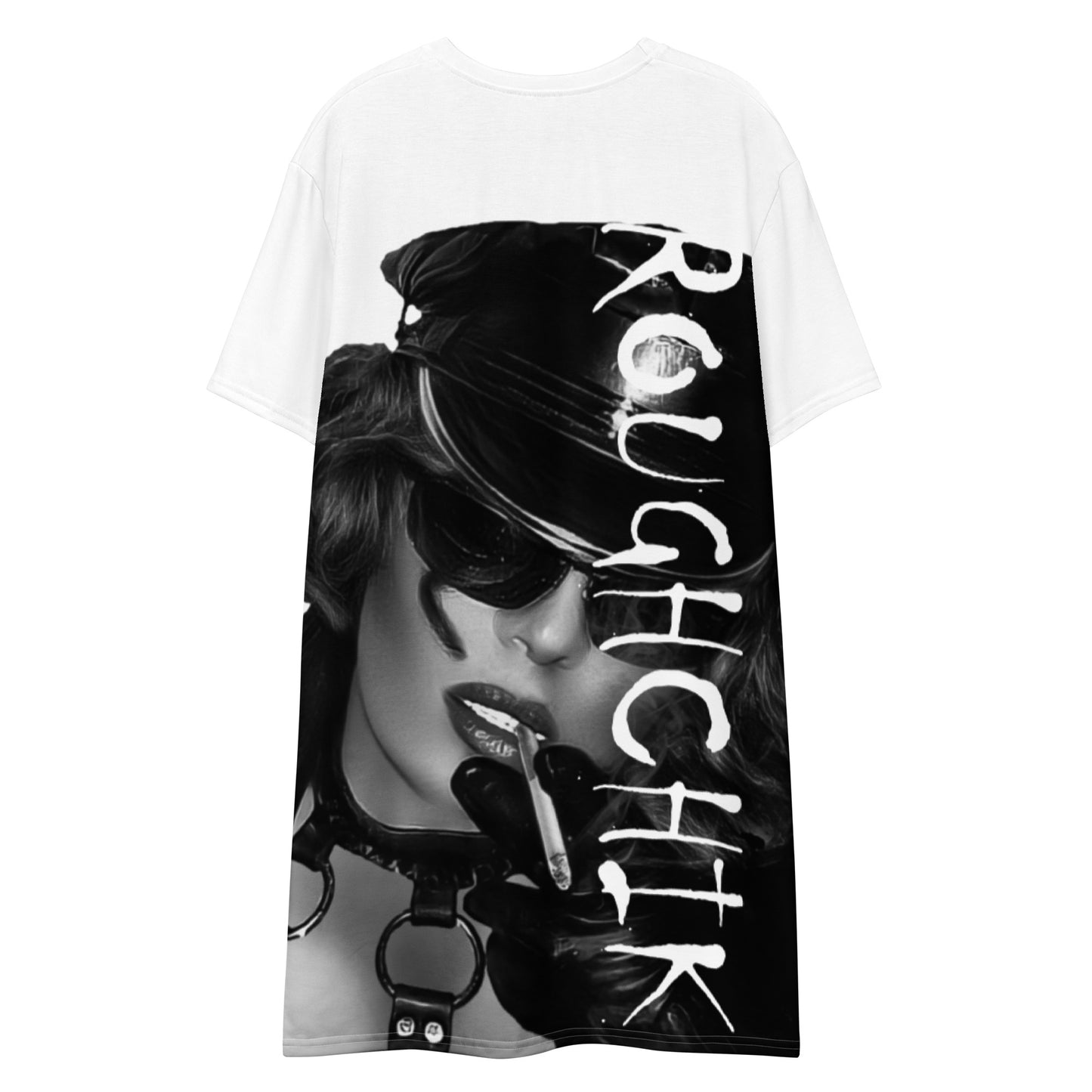 Roughchik OG T-shirt dress - Black & White