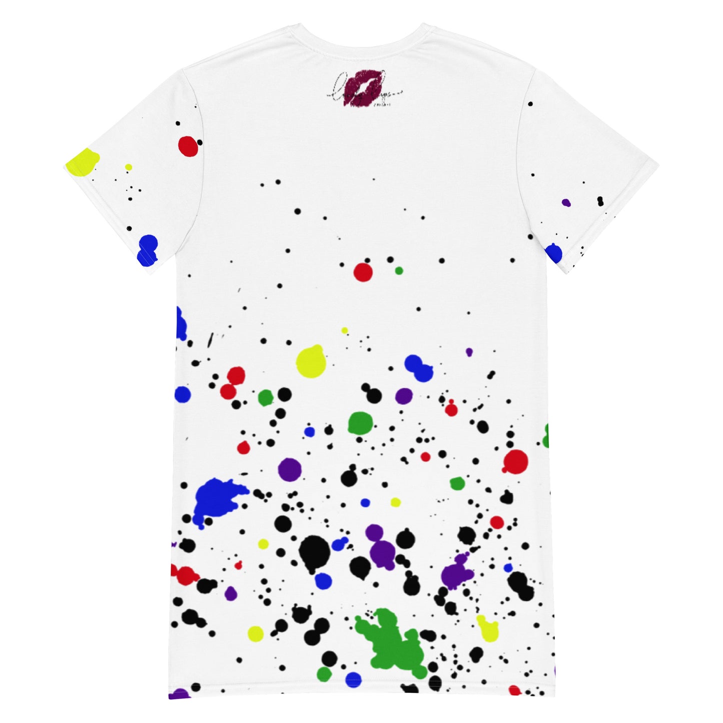 SPLATTER T-shirt dress