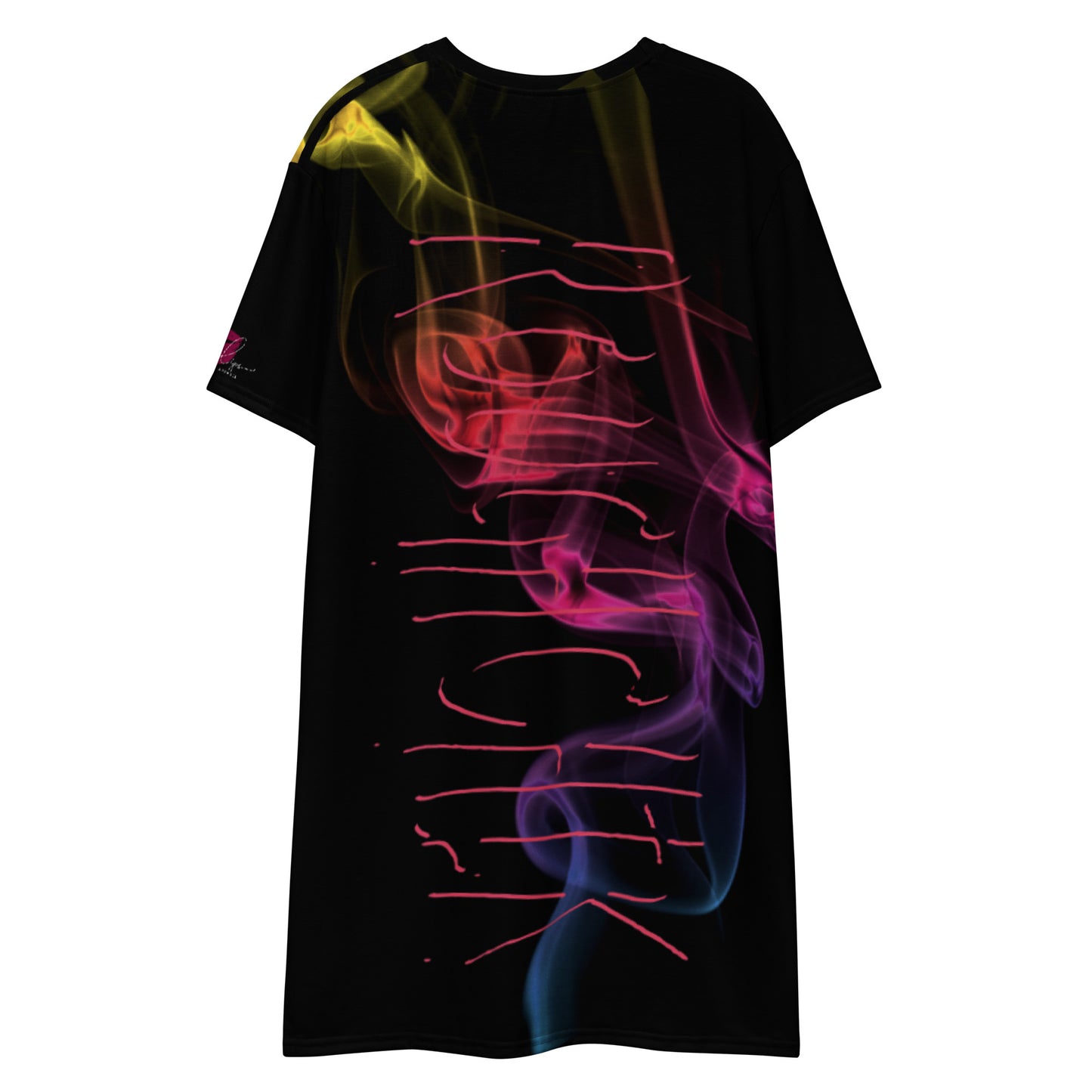 PSYCHEDELIC SMOKE T-shirt dress