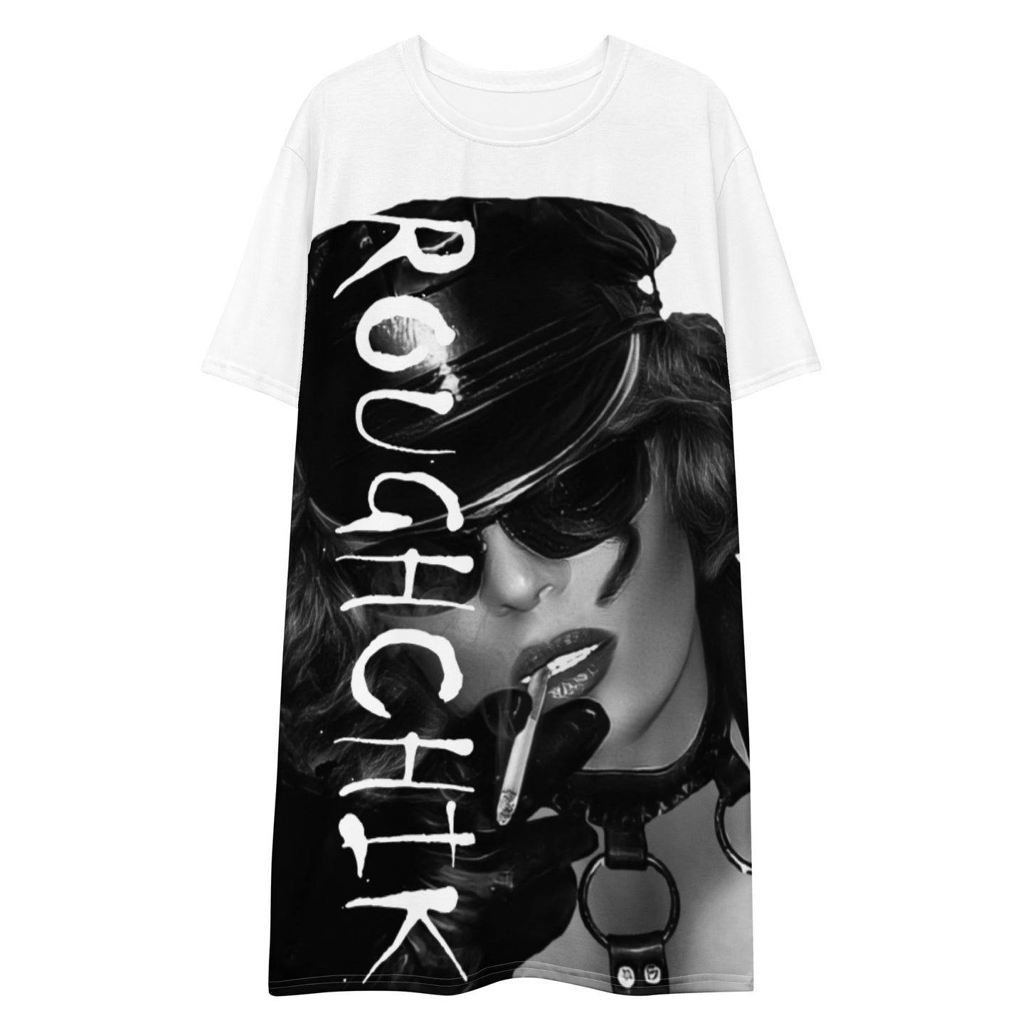 Roughchik OG T-shirt dress - Black & White